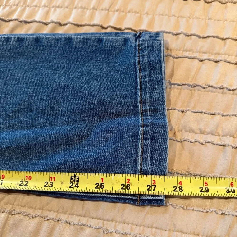 Madewell Mid Rise Kick Out Jeans Elkton Wash 25 Medium Wash Stretch Denim NO636 - Picture 10 of 10